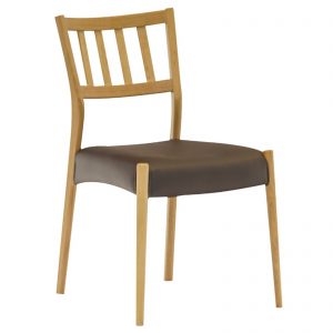 食堂椅子　ＮＡ　縦桟　w14941